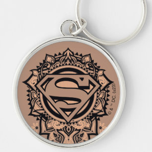 Supergirl Mandala Graphic Keychain