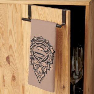 Supergirl Mandala Graphic Kitchen Towel