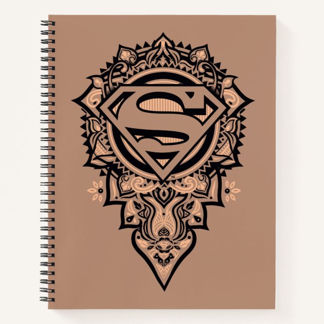 Supergirl Mandala Graphic Notebook (Front)