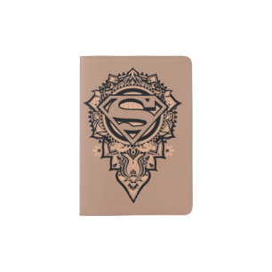 Supergirl Mandala Graphic Passport Holder