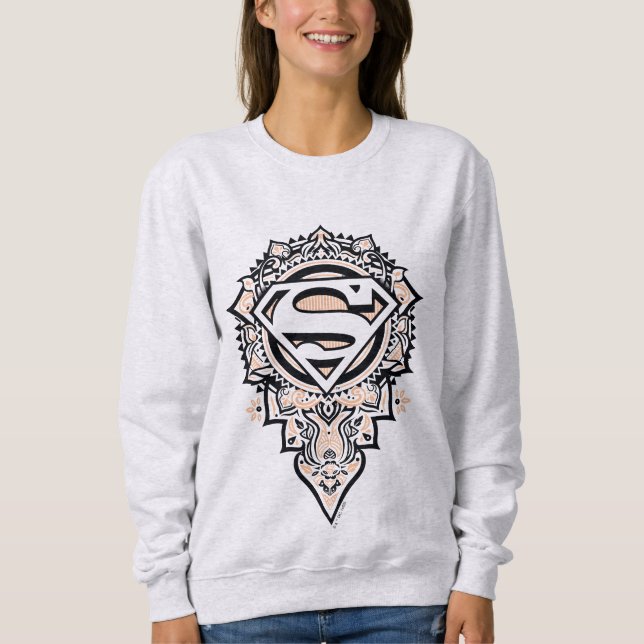 Supergirl Mandala Graphic Sweatshirt (Front)