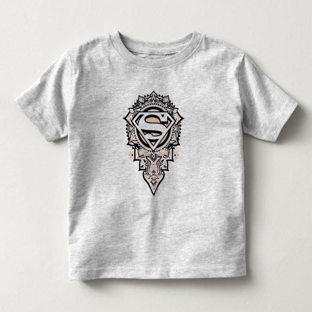 Supergirl Mandala Graphic Toddler T-shirt (Front)