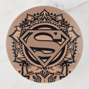 Supergirl Mandala Graphic Trinket Tray