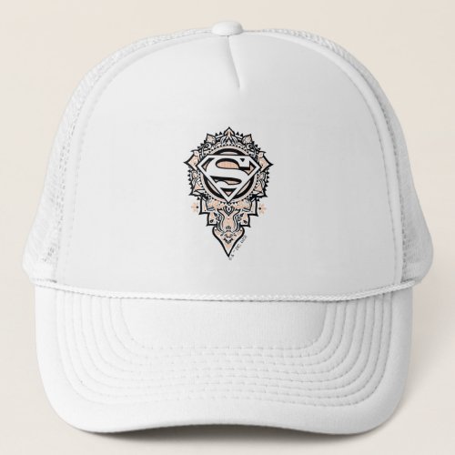 Supergirl Mandala Graphic Trucker Hat