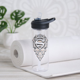 Supergirl Mandala Graphic Water Bottle