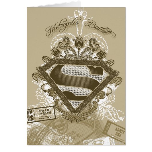 Supergirl Metropolis Ballet Brown Cards (Front)