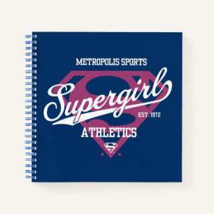 Supergirl Metropolis Sports Athletics Graphic Notebook