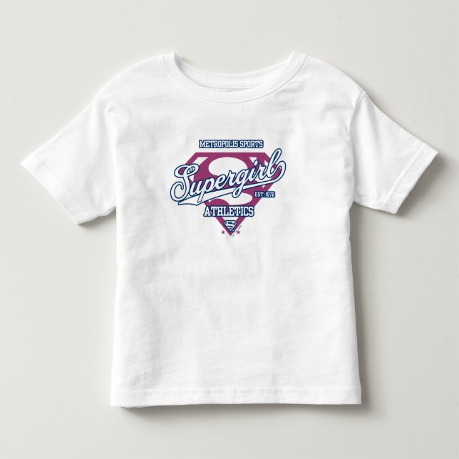 Supergirl Metropolis Sports Athletics Graphic Toddler T-shirt (Front)