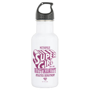 Supergirl Metropolis University Athletics Dept. Stainless Steel Water Bottle