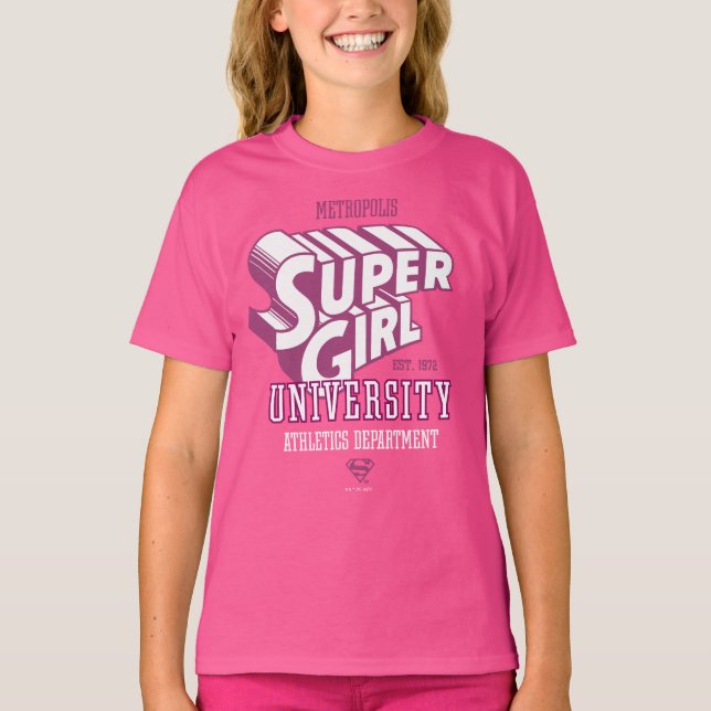 Supergirl Metropolis University Athletics Dept. T-Shirt (Front)
