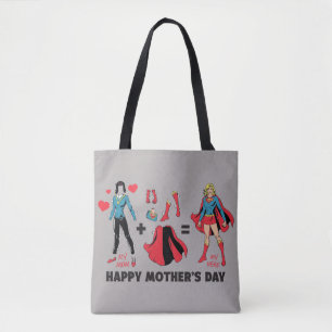Supergirl My Mom = My Hero Tote Bag