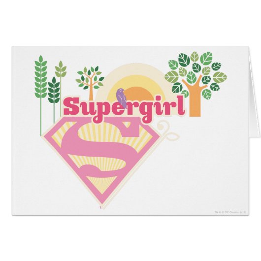 Supergirl Nature Logo Cards (Front Horizontal)