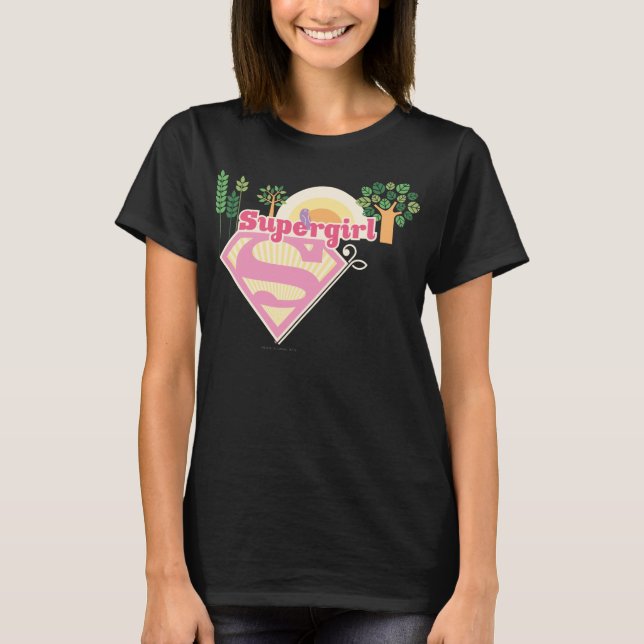 Supergirl Nature Logo T-Shirt (Front)