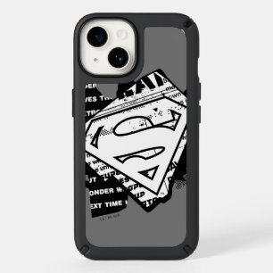 Supergirl Newsprint S-Shield Speck iPhone 14 Case