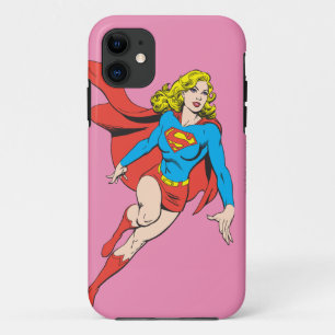 Supergirl on the Move iPhone 11 Case