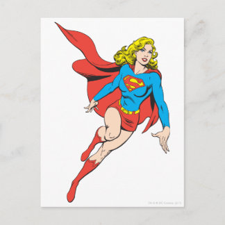 Supergirl on the Move Postcard