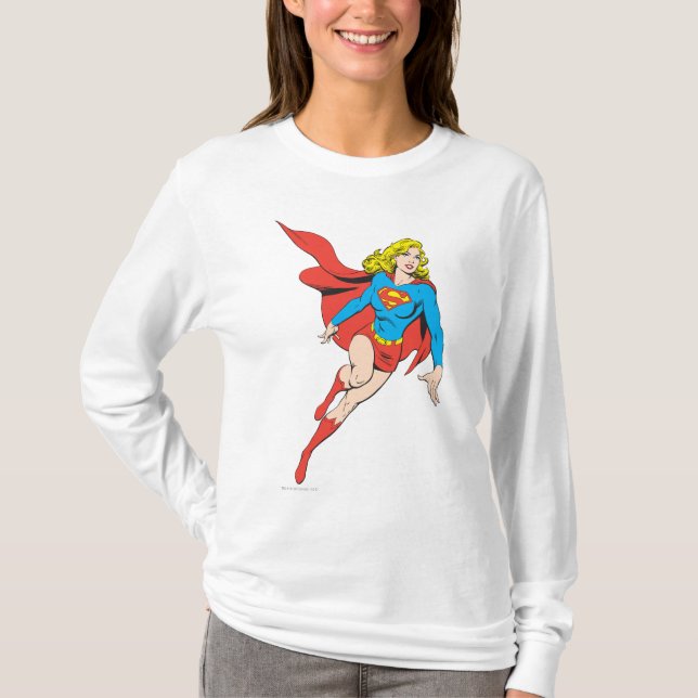 Supergirl on the Move T-Shirt (Front)