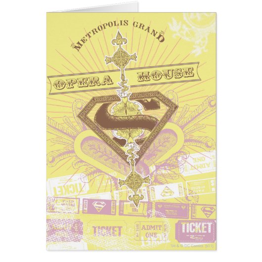 Supergirl Opera House Yellow Cards (Front)