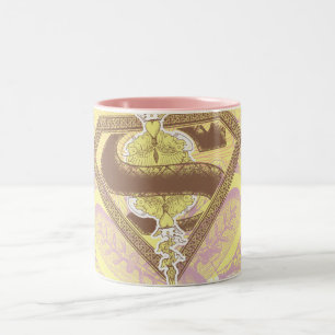 Supergirl Opera House Yellow Two-Tone Coffee Mug