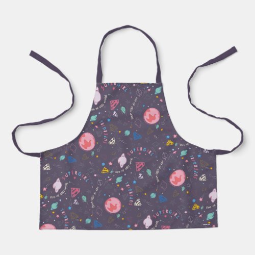 Supergirl Out of This World Retro Graphic Apron