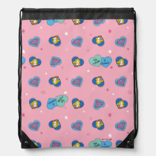 Supergirl Out of This World Retro Graphic Drawstring Bag