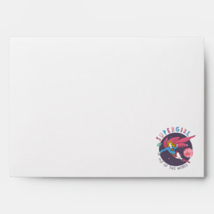 Supergirl Out of This World Retro Graphic Envelope