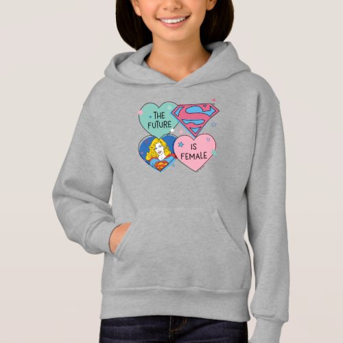 Supergirl Out of This World Retro Graphic Hoodie