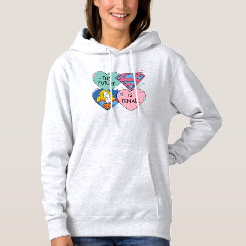 Supergirl Out of This World Retro Graphic Hoodie