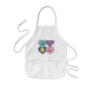Supergirl Out of This World Retro Graphic Kids' Apron