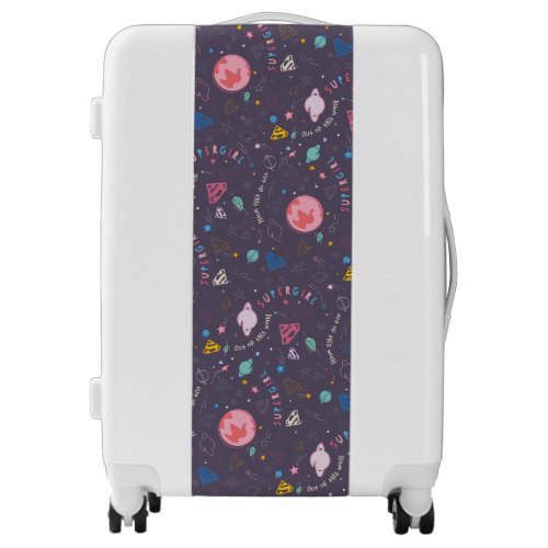 Supergirl Out of This World Retro Graphic Luggage