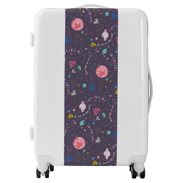 Supergirl Out of This World Retro Graphic Luggage (Front)