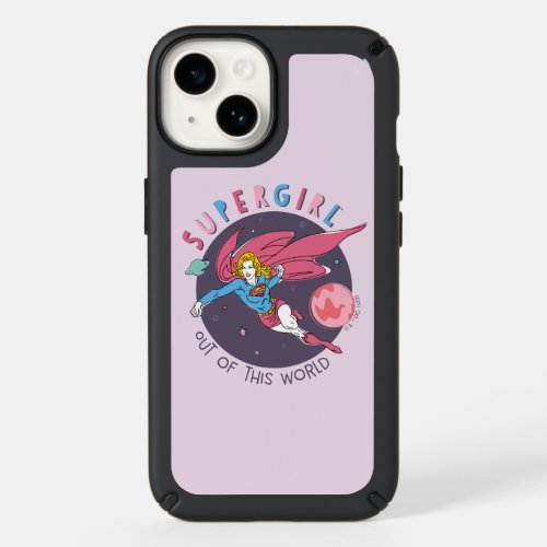 Supergirl Out of This World Retro Graphic Speck iPhone 14 Case