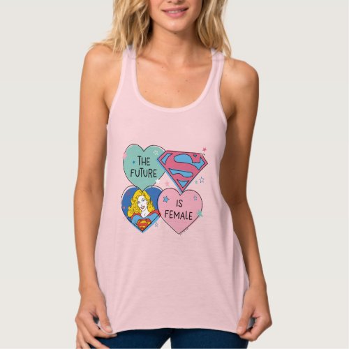 Supergirl Out of This World Retro Graphic Tank Top