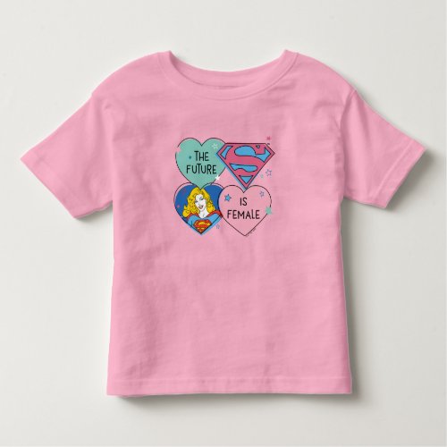 Supergirl Out of This World Retro Graphic Toddler T_shirt