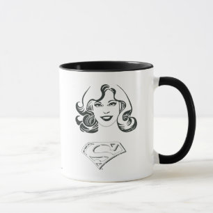 Supergirl Outline 1 Mug
