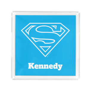 Supergirl Outline S-Shield Acrylic Tray