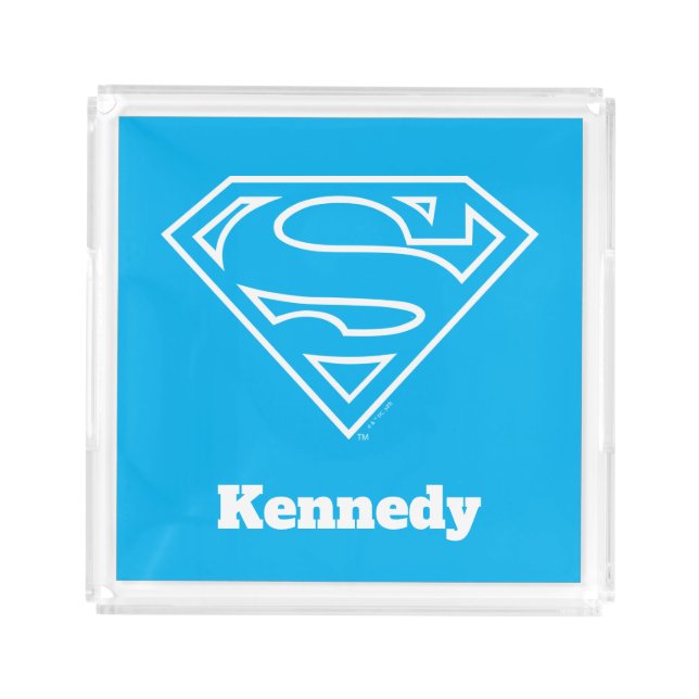 Supergirl Outline S-Shield Acrylic Tray (Front)
