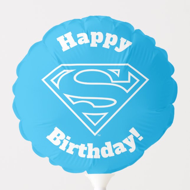 Supergirl Outline S-Shield Balloon (Front)