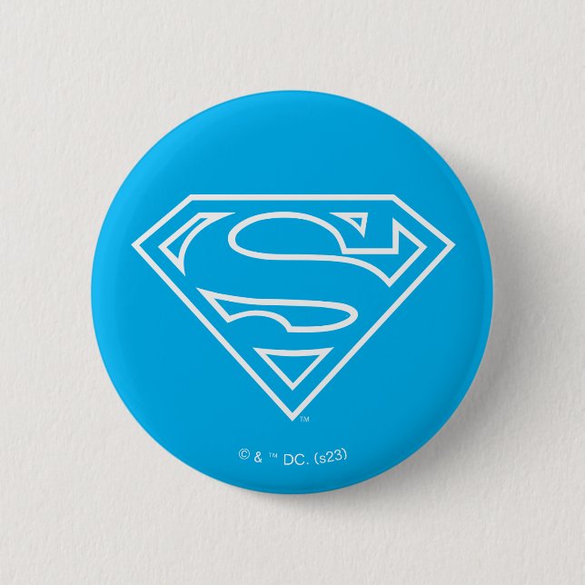 Supergirl Outline S-Shield Button (Front)