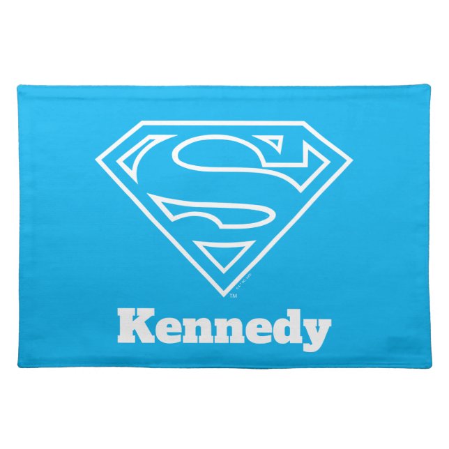 Supergirl Outline S-Shield Cloth Placemat (Front)