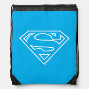 Supergirl Outline S-Shield Drawstring Bag