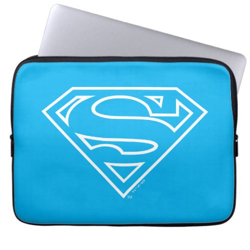 Supergirl Outline S_Shield Laptop Sleeve