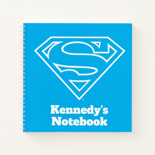 Supergirl Outline S_Shield Notebook