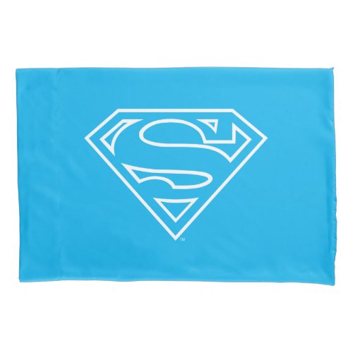 Supergirl Outline S_Shield Pillow Case