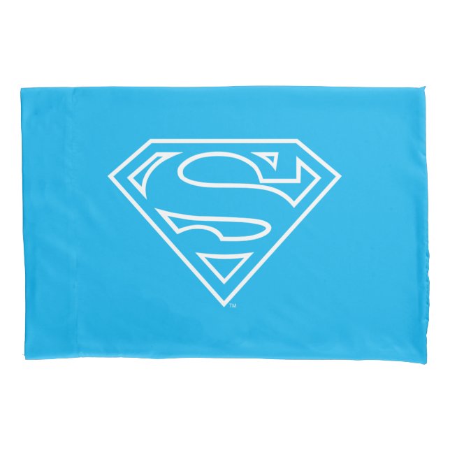 Supergirl Outline S-Shield Pillow Case (Front)