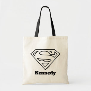 Supergirl Outline S-Shield Tote Bag