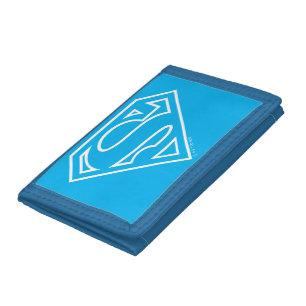 Supergirl Outline S-Shield Tri-fold Wallet