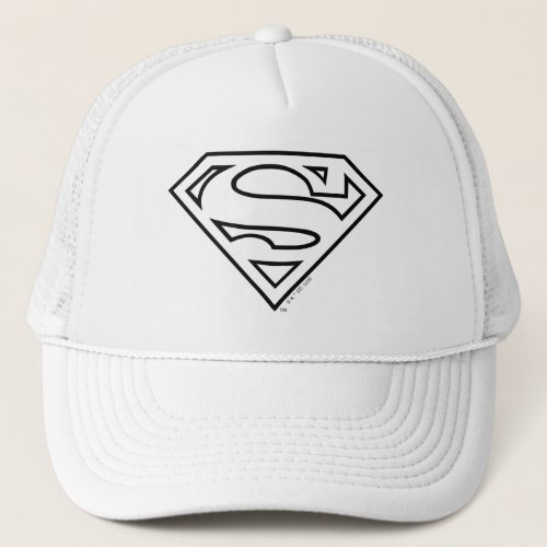 Supergirl Outline S_Shield Trucker Hat
