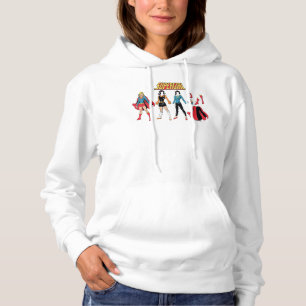 Supergirl Paper Doll Graphic Hoodie