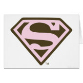 Supergirl Pink and Brown Logo (Front Horizontal)